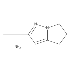 2-(5,6-Dihydro-4H-pyrrolo[1,2-b]pyrazol-2-yl)propan-2-amine Structure