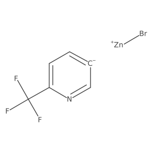 (6-(Trifluoromethyl)pyridin-3-yl)zinc bromide Structure