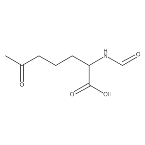 2-Formamido-6-oxoheptanoic acid Structure