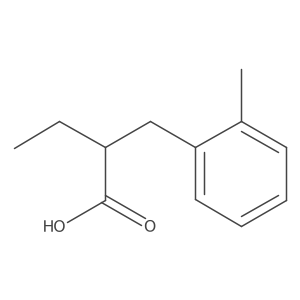 2-[(2-Methylphenyl)methyl]butanoic acid Structure