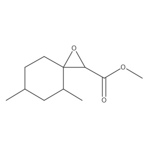 Methyl 4,6-dimethyl-1-oxaspiro[2.5]octane-2-carboxylate结构式