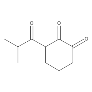 3-(2-Methylpropanoyl)cyclohexane-1,2-dione结构式
