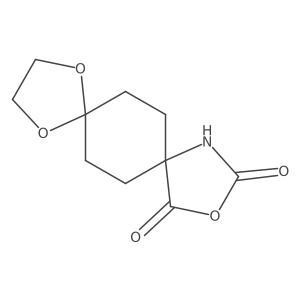 2,9,12-Trioxa-4-azadispiro[4.2.4.2]tetradecane-1,3-dione结构式