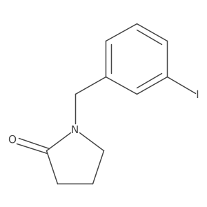 1-(3-Iodo-benzyl)-pyrrolidin-2-one Structure