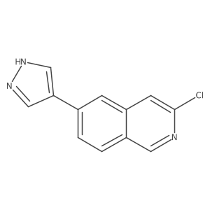 3-chloro-6-(1H-pyrazol-4-yl)isoquinoline Structure