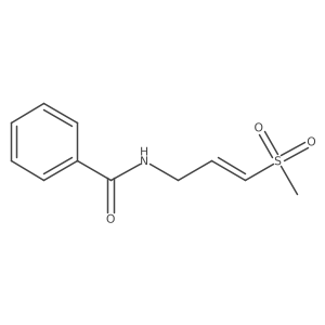 (E)-N-(3-(Methylsulfonyl)allyl)benzamide结构式