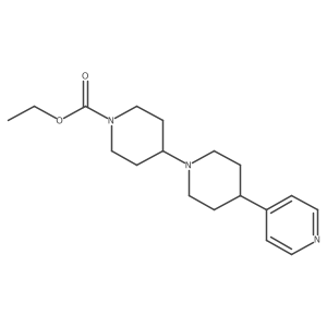 Ethyl 4-(4-pyridinyl)[1,4'-bipiperidine]-1'-carboxylate结构式