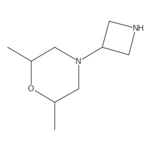 (2R,6R)-4-(Azetidin-3-yl)-2,6-dimethylmorpholine结构式