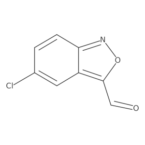 5-Chloro-2,1-benzoxazole-3-carbaldehyde Structure