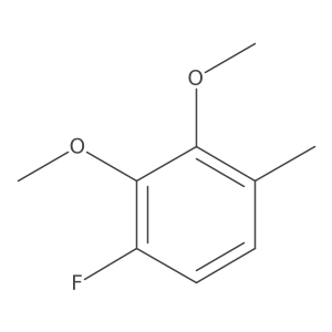 1-Fluoro-2,3-dimethoxy-4-methylbenzene Structure