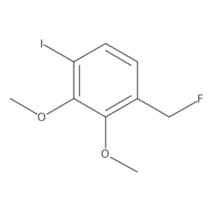 1,2-Dimethoxy-3-iodo-6-(fluoromethyl)benzene Structure