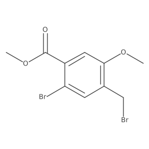 Methyl 2-bromo-4-(bromomethyl)-5-methoxybenzoate Structure