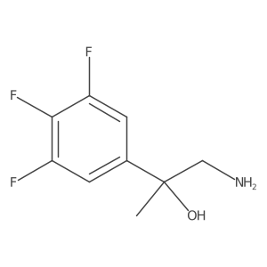 1-Amino-2-(3,4,5-trifluorophenyl)propan-2-ol Structure