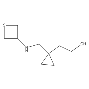 2-(1-((Thietan-3-ylamino)methyl)cyclopropyl)ethan-1-ol Structure