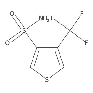 4-(Trifluoromethyl)thiophene-3-sulfonamide结构式