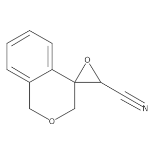 1,3-Dihydrospiro[2-benzopyran-4,2'-oxirane]-3'-carbonitrile Structure