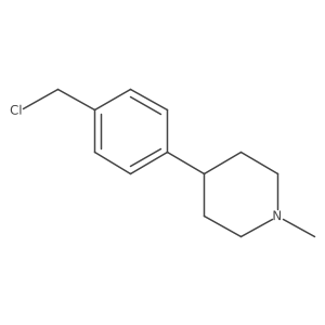 4-(4-(Chloromethyl)phenyl)-1-methylpiperidine Structure