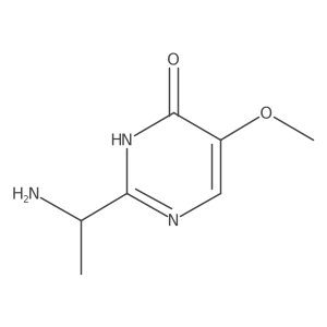 2-(1-Aminoethyl)-5-methoxy-3,4-dihydropyrimidin-4-one Structure