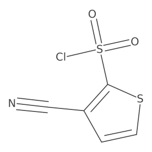 3-Cyanothiophene-2-sulfonyl chloride Structure