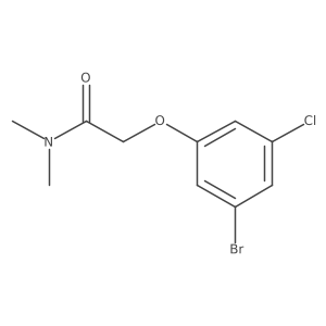 2-(3-Bromo-5-chlorophenoxy)-N,N-dimethylacetamide Structure