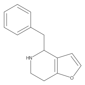 4-benzyl-4H,5H,6H,7H-furo[3,2-c]pyridine结构式