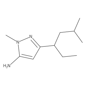 1-methyl-3-(5-methylhexan-3-yl)-1H-pyrazol-5-amine Structure