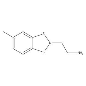 2-(5-Methyl-2H-1,3,2-benzodithiazol-2-yl)ethan-1-amine结构式