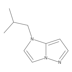 1-isobutyl-1H-imidazo[1,2-b]pyrazole结构式