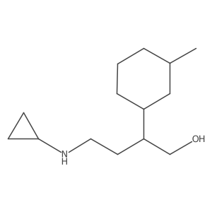 4-(Cyclopropylamino)-2-(3-methylcyclohexyl)butan-1-ol Structure