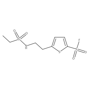 5-(2-Ethanesulfonamidoethyl)thiophene-2-sulfonyl fluoride结构式
