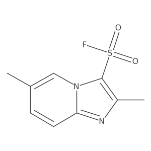 2,6-Dimethylimidazo[1,2-a]pyridine-3-sulfonyl fluoride结构式