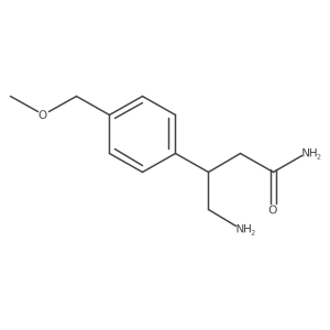 4-Amino-3-[4-(methoxymethyl)phenyl]butanamide Structure