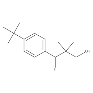 3-(4-Tert-butylphenyl)-3-fluoro-2,2-dimethylpropan-1-ol Structure
