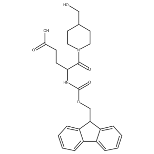 4-({[(9H-fluoren-9-yl)methoxy]carbonyl}amino)-5-[4-(hydroxymethyl)piperidin-1-yl]-5-oxopentanoic acid Structure