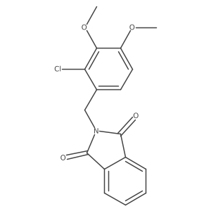 2-(2-Chloro-3,4-dimethoxybenzyl)-1H-isoindole-1,3(2H)-dione结构式