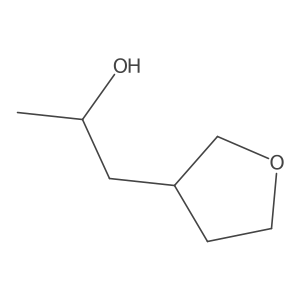 (2R)-1-(oxolan-3-yl)propan-2-ol结构式