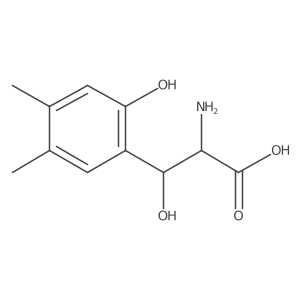 2-Amino-3-hydroxy-3-(2-hydroxy-4,5-dimethylphenyl)propanoic acid结构式