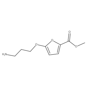 Methyl 5-(3-aminopropoxy)furan-2-carboxylate Structure