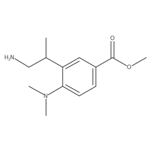 Methyl 3-(1-aminopropan-2-yl)-4-(dimethylamino)benzoate Structure