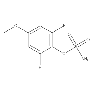 2,6-Difluoro-4-methoxyphenyl sulfamate结构式