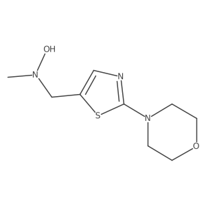 N-methyl-N-{[2-(morpholin-4-yl)-1,3-thiazol-5-yl]methyl}hydroxylamine Structure