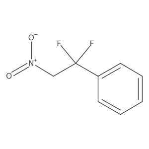 (1,1-Difluoro-2-nitroethyl)benzene结构式