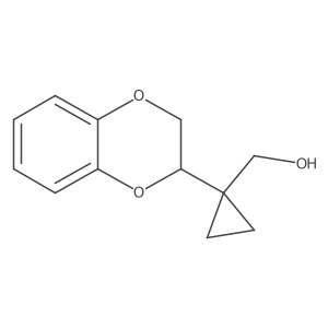 [1-(2,3-Dihydro-1,4-benzodioxin-2-yl)cyclopropyl]methanol结构式