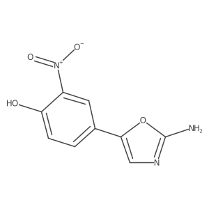 4-(2-Amino-1,3-oxazol-5-yl)-2-nitrophenol Structure
