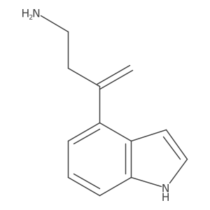 3-(1H-indol-4-yl)but-3-en-1-amine结构式