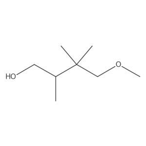 (2R)-4-Methoxy-2,3,3-trimethylbutan-1-ol结构式