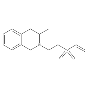 2-(2-Ethenylsulfonylethyl)-3-methyl-3,4-dihydro-1H-isoquinoline结构式