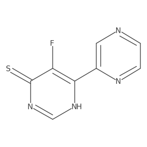 5-Fluoro-6-(pyrazin-2-yl)pyrimidine-4-thiol Structure