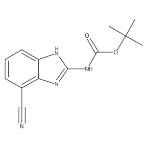 tert-butyl N-(7-cyano-1H-1,3-benzodiazol-2-yl)carbamate结构式