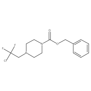 Benzyl 4-(2-chloro-2,2-difluoroethyl)piperazine-1-carboxylate结构式